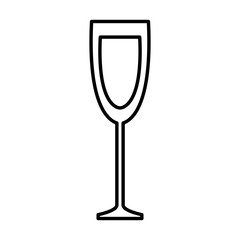 Glass cup isolated icon vector illustration graphic design