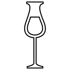 Glass cup isolated icon vector illustration graphic design