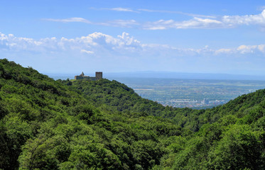 Fototapeta na wymiar Medvedgrad Castle on a hilltop, overlooking Zagreb, Croatia