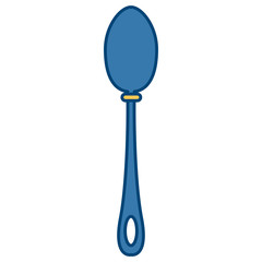Spoon kitchen cutlery icon vector illustration graphic design