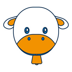 cartoon donkey icon over white background vector illustration