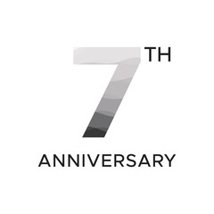 7th anniversary unique number