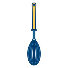 Eggs beater mixer utensil icon vector illustration graphic design