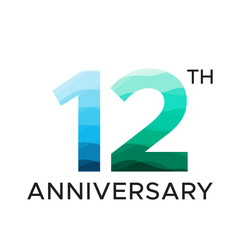 12th anniversary unique number