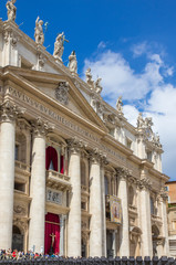 Basilica of St. Peter, church in Vatican City, Rome.