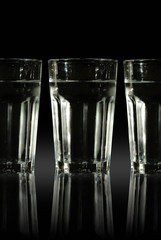 Glasses of water