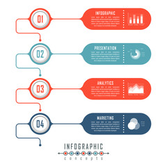 Vector timeline infographics for chart, diagram, web design, presentation, workflow layout