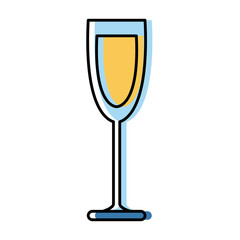 Glass cup isolated icon vector illustration graphic design