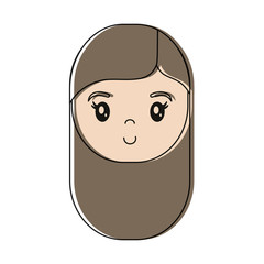 cartoon woman icon