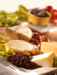 Traditional English Ploughmans lunch