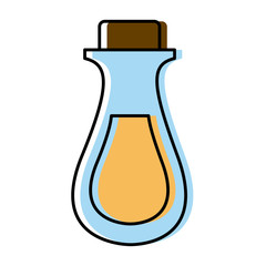 Olive oil bottle icon vector illustration graphic design