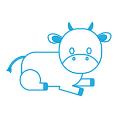 cartoon cow icon