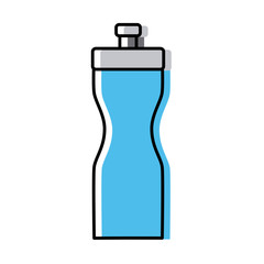 Thermo water bottle icon vector illustration graphic design