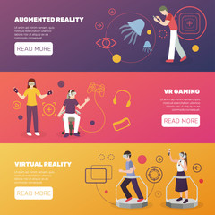 Virtual Reality Gaming Banners
