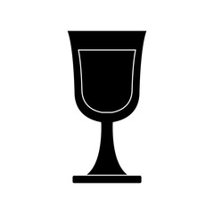 Glass cup isolated icon vector illustration graphic design