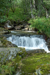 Fototapeta na wymiar Waterfall in Norway