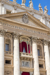 Basilica of St. Peter, church in Vatican City, Rome.