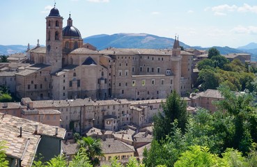 Fototapeta na wymiar Historic centre of Urbino