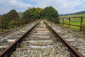 Eisenbahn Brücke Blaibach 