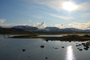 Norwegian mountain landscape - 177389651