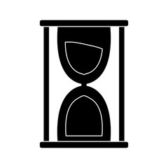 Hourglass sand timer icon vector illustration graphic design