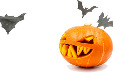 spooky halloween pumpkin