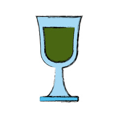 Glass cup isolated icon vector illustration graphic design