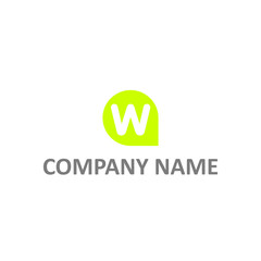 Obraz premium W logo