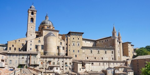 Fototapeta na wymiar Urbino. The historic centre