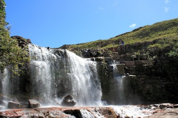 waterfall in gran sabana Venezuela