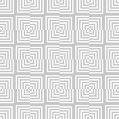 Gray and white geometric seamless pattern