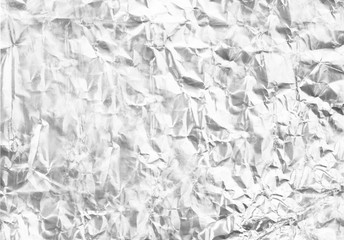 White or light grey wrinkled paper texture