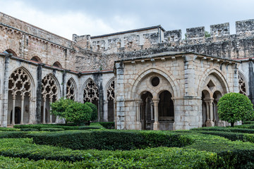 Fototapeta premium Details of the Monastery of Santes Creus 12th century Cistercian abbey (Tarragona-Spain)
