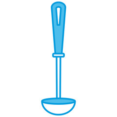 Ladle kitchen utensil icon vector illustration graphic design