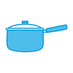 Obraz premium Pot kitchen utensil icon vector illustration graphic design