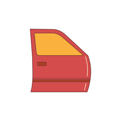 Auto Door icon, cartoon style
