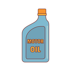 Oil canister icon, cartoon style