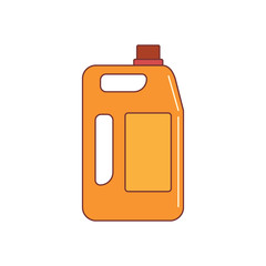 fuel canister icon, cartoon style