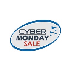 cyber monday sale badge and banner promotion