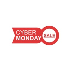 cyber monday sale badge and banner promotion