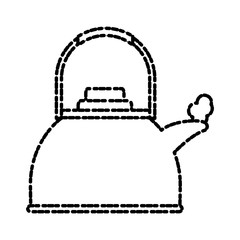 Teapot kitchen utensil icon vector illustration graphic design
