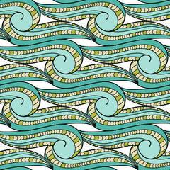 Abstract stylish background pattern with waves