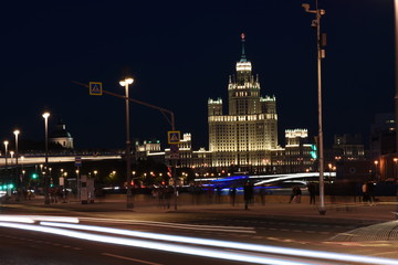 Fototapeta na wymiar night Moscow. Russia