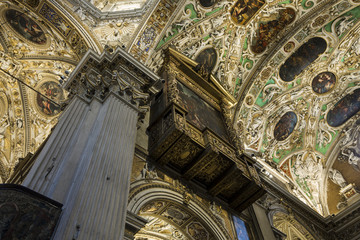 The Basilica of Santa Maria Maggiore, with an original Romanesque Greek cross plan and decoration...