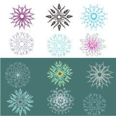 Snowflake set