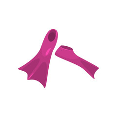 Flippers for scuba diving