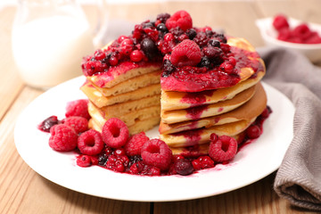 stack of pancakes