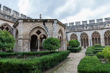 Fototapeta na wymiar Details of the Monastery of Santes Creus 12th century Cistercian abbey (Tarragona-Spain)