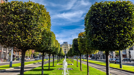 Alley in Budapest. Hungary