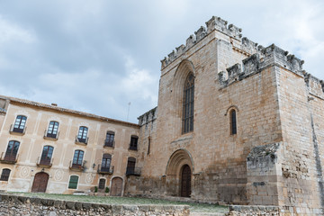 Fototapeta na wymiar Details of the Monastery of Santes Creus 12th century Cistercian abbey (Tarragona-Spain)